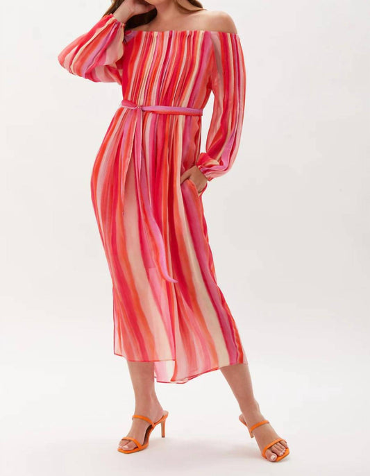 Ecru - Lawrence Off The Shoulder Dress