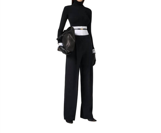 Elisabetta Franchi - Knit And Cotton Poplin Top