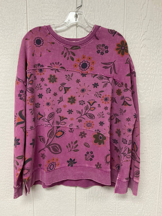 Easel - Women's Printed Sweater Top