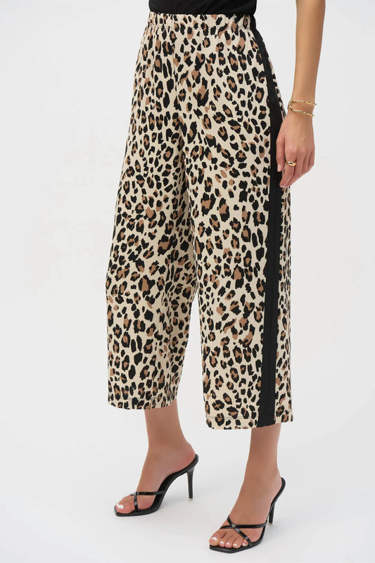 Joseph Ribkoff - Animal Print Pull On Culotte Pants