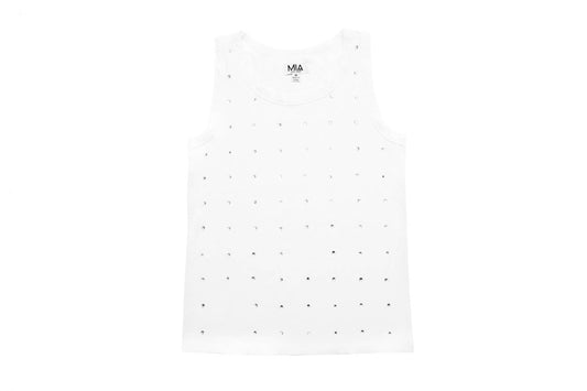 Mia - Girl's Studded Tank Top