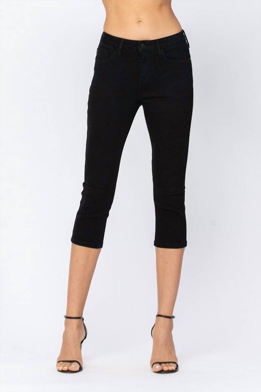 Judy Blue - Mid-rise Skinny Capri