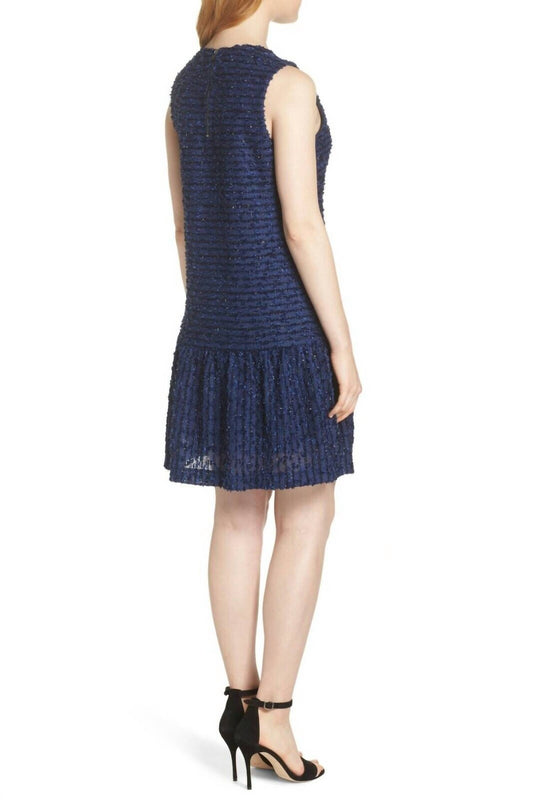 Chelsea28 - Sparkle Sleeveless Above Knee Ruffle Hem Dress