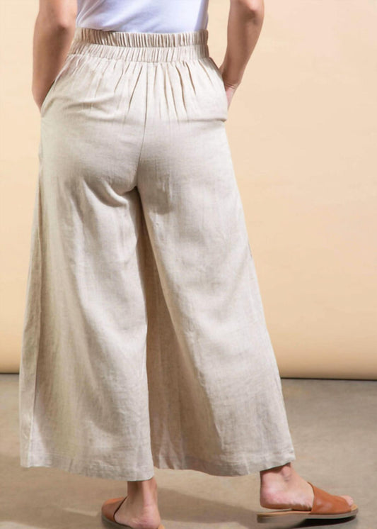 Apricot - PLEAT DETAIL LINEN PANT