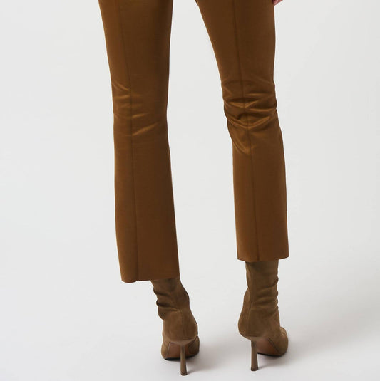 Joseph Ribkoff - Marled Suede Flare High-rise Trousers
