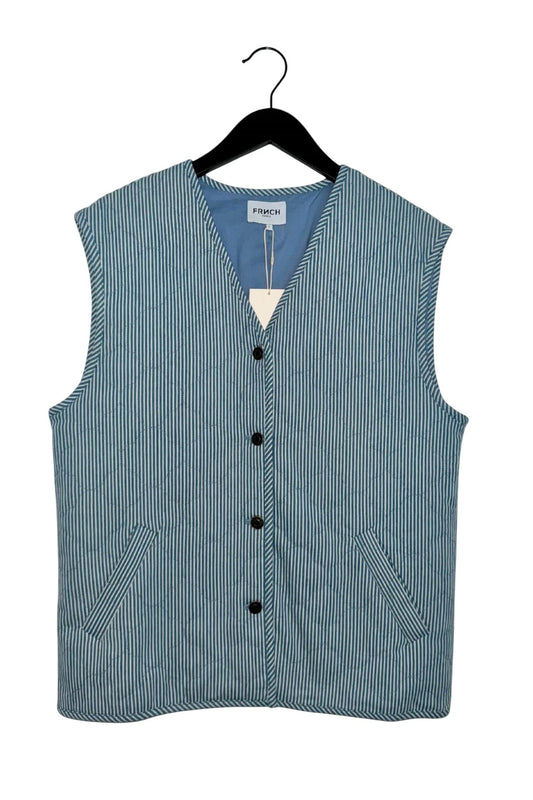 Frnch - striped quilted vest