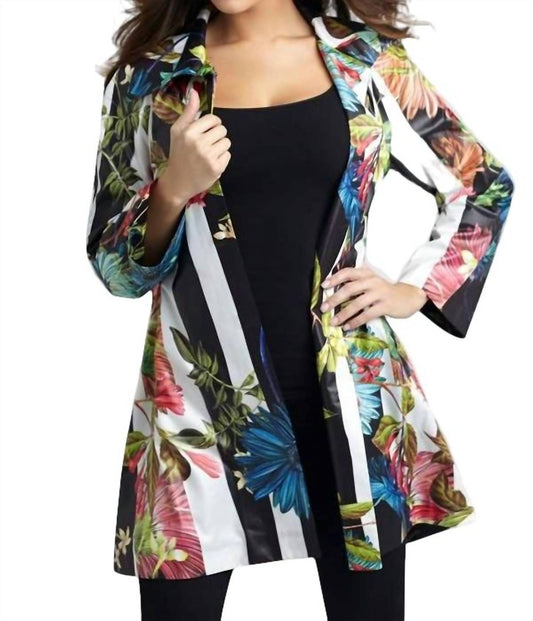 Angel - Tropical Snap-Front Rain Jacket