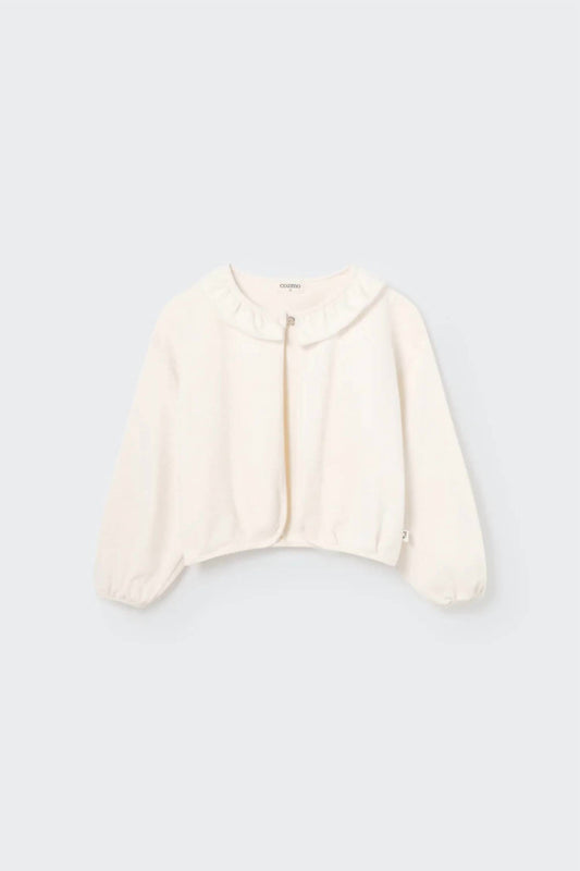 Cozmo - Girls' Soft Plush Flounce Jacket