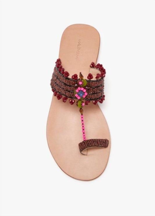 Maliparmi - Spices Embroidery Capri Sandal