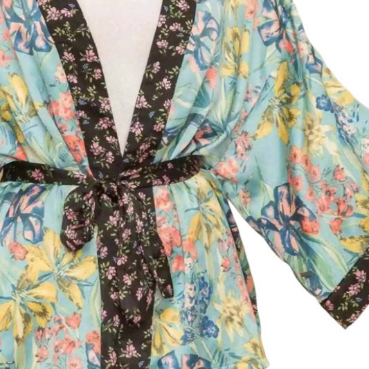 Mystree - Floral Tie Kimono