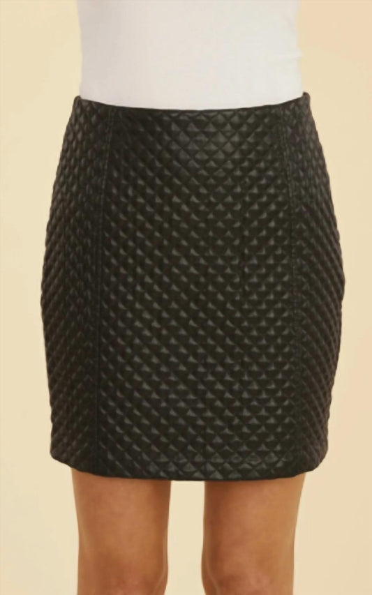 Dolce Cabo - Quilted Mini Skirt