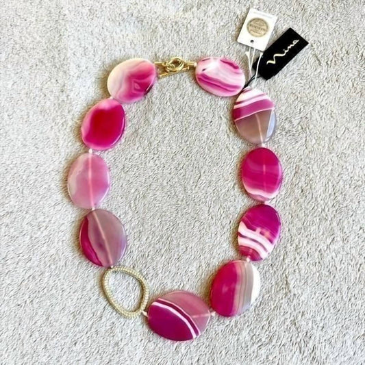 Nina - Women's Agate Necklace