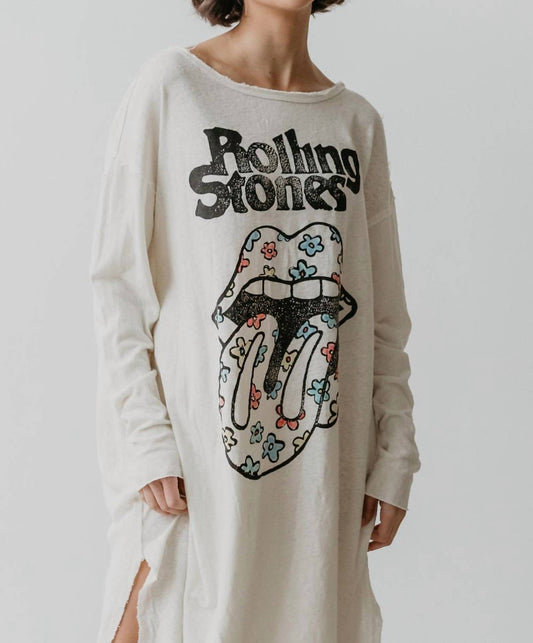 People Of Leisure - Rolling Stones Flower Power Dress