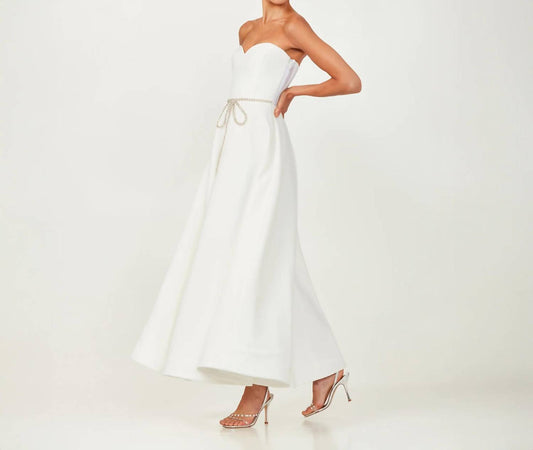 Helsi - Grace Sweetheart Strapless Crystal Bow Ball Gown