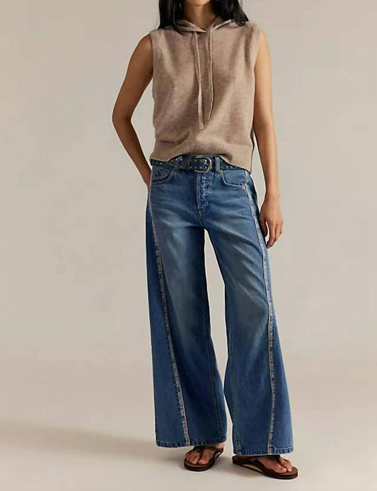 Free People - On The Edge Selvedge Wide Leg Jeans