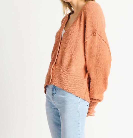 Dex - BOUCLE BUTTON FRONT CARDIGAN