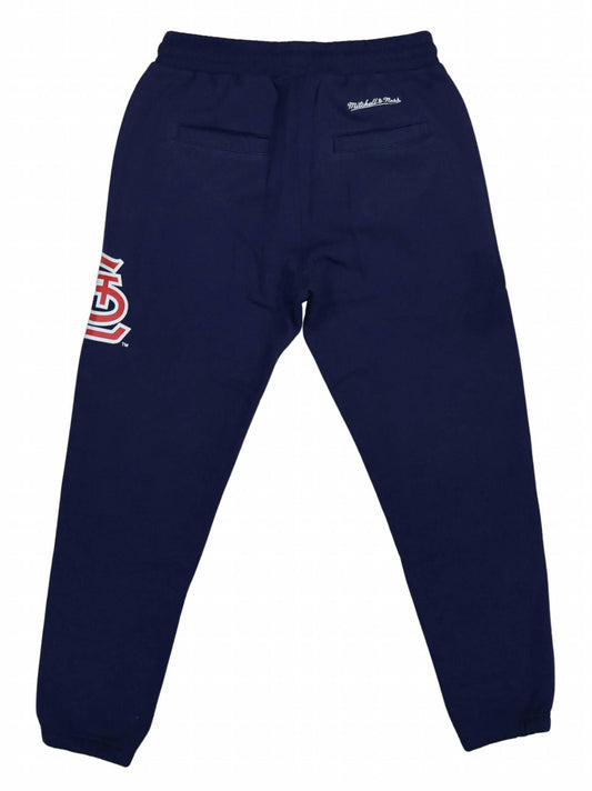 Mitchell & Ness - Men’s Cooperstown Mlb Repeat Logo Fleece Nwt Cardinals Sweatpants