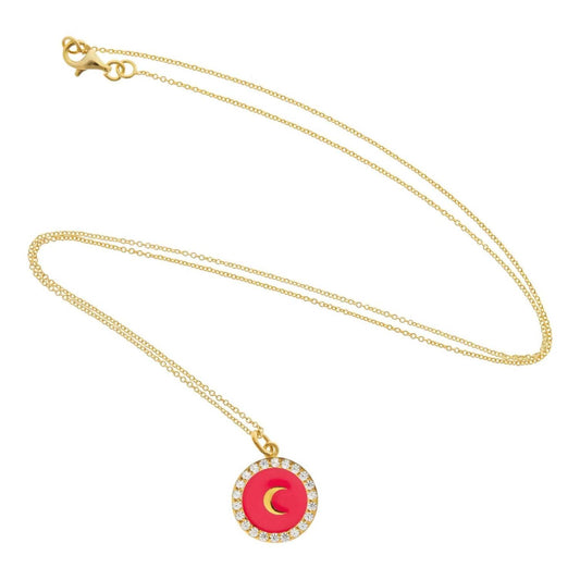 Eye M - Women's Moon Crystal Necklace