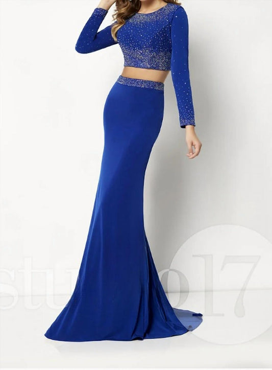 Studio 17 - Women's Textured Mermaid Prom Dress