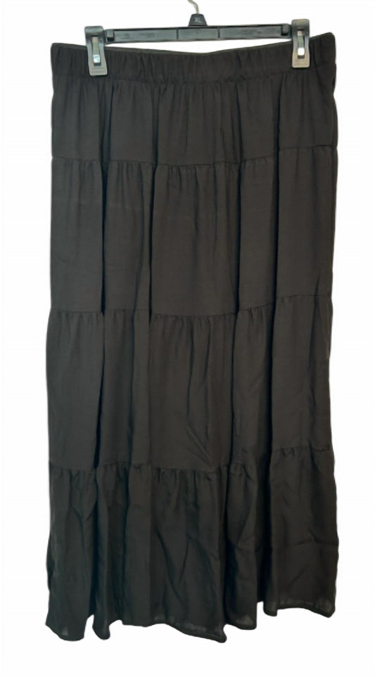 Aqua - Tiered Midi Skirt