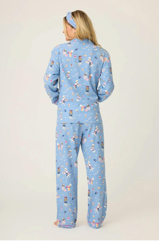 Pj Salvage - Baked Woof Love Flannel Pj Set