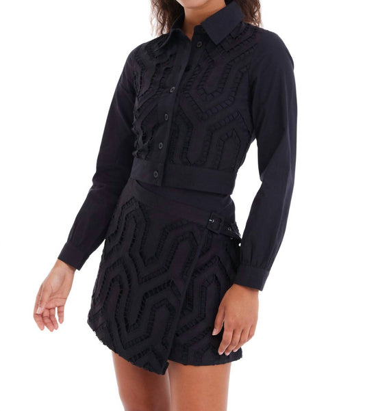 Diamond Cropped Shacket