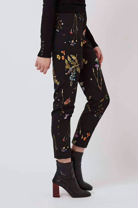 Topshop - Floral Print Slim Pants