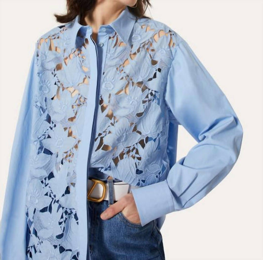 Valentino - Long Sleeve Cotton Poplin Shirt