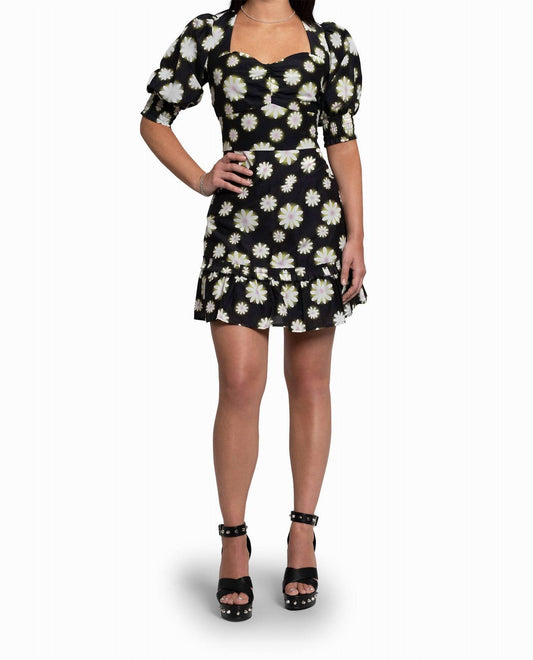 Nicole Miller - Hazy Daisy Cotton Mini Skirt