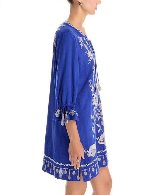 Johnny Was - TIE FRONT KIMONO SLEEVE DRESS (SLIP) ALBA
