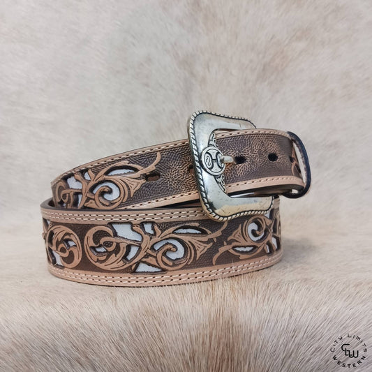 Hooey - Women's Top Notch Hand Tooled Belt