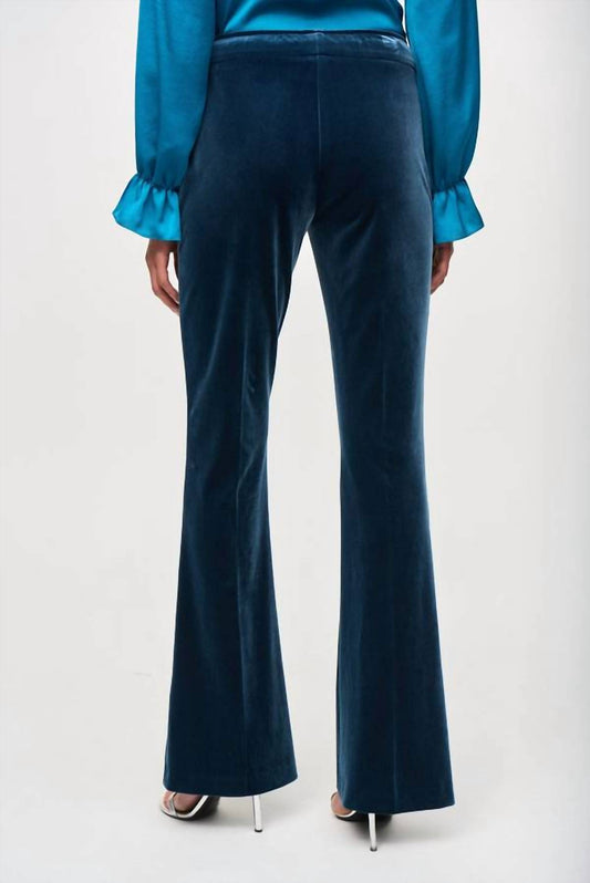 Joseph Ribkoff - Velvet Flared Pull On Trouser