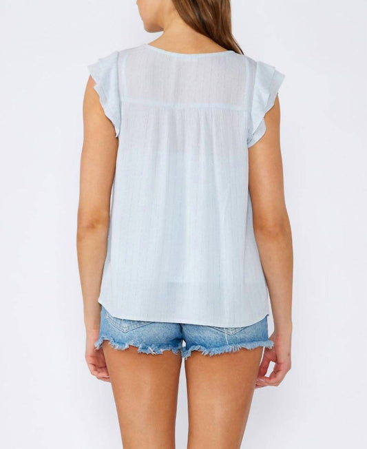 Lovestitch - Cressida Flutter Sleeve Top