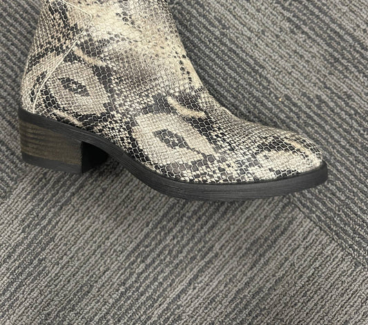 Bos. & Co. - Women's Snake Print Ankle Boot