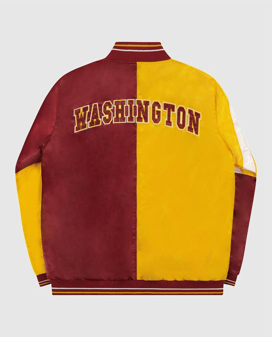 Starter - Men's Washington Commanders Varsity Satin Full-snap Starter Jacket