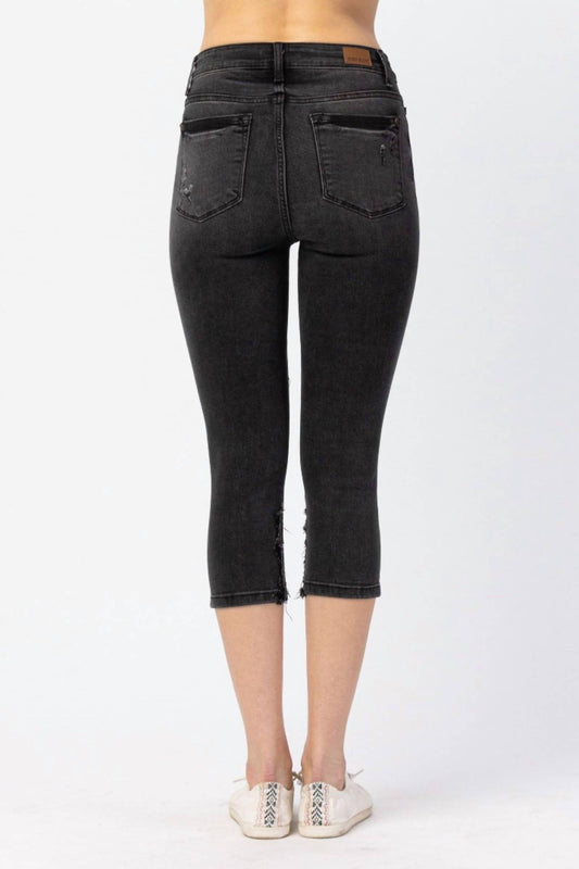 Judy Blue - Curvy High Waist Skinny Capri Jeans