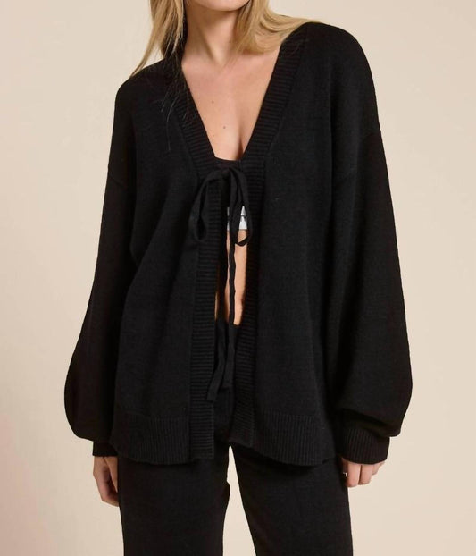 Mimosa - Minerva Cozy Tie Knit Cardigan Pant Set