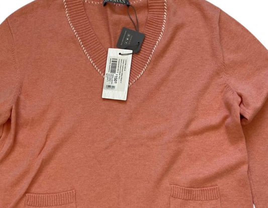 Alashan Cashmere - Women's Whip Stitch V Neck Sweater