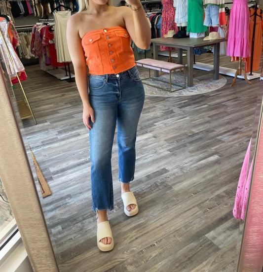 Papermoon - Denim Corset Top