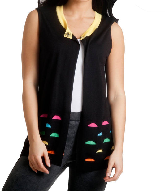 Angel - Color-Blocked Cutout Vest