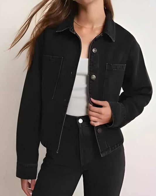 Z Supply - All Day Cropped Denim Jacket
