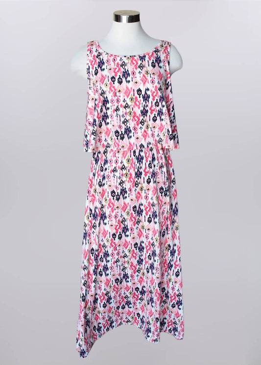 Keren Hart - Sleeveless Tribal Print Dress