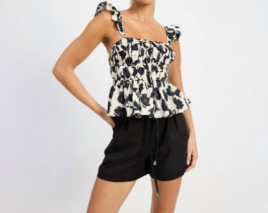 En Saison - Clarisse Belted Shorts