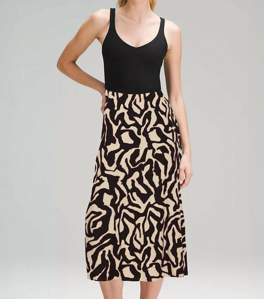 B.Young - Josa Graphic Midi Skirt