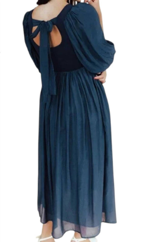 Sofie The Label - Raina Puffed Sleeve Midi Dress