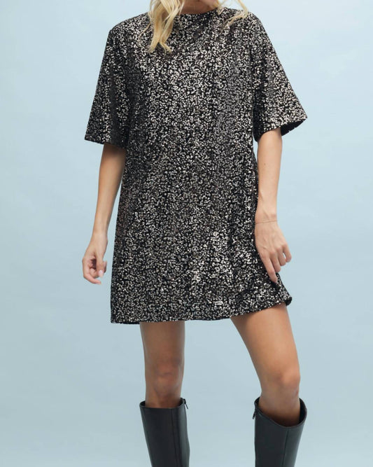 Wishlist - Sequin Open Back Mini Dress