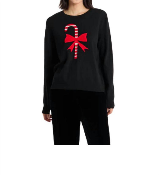 Chinti & Parker - Candy Cane Long Sleeve Sweater