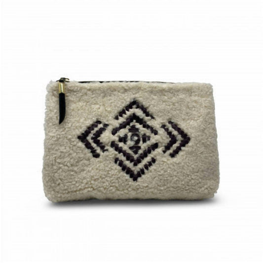 Saroj International - SHEARLING OVERSIZED CLUTCH