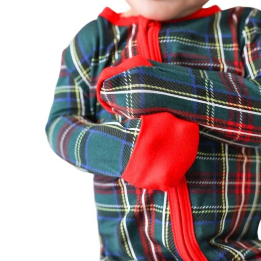 Posh Peanut - Boy's Plaid Convertible One Piece