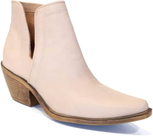 Old Cutler - Women's Leather Cutout Western Bootie